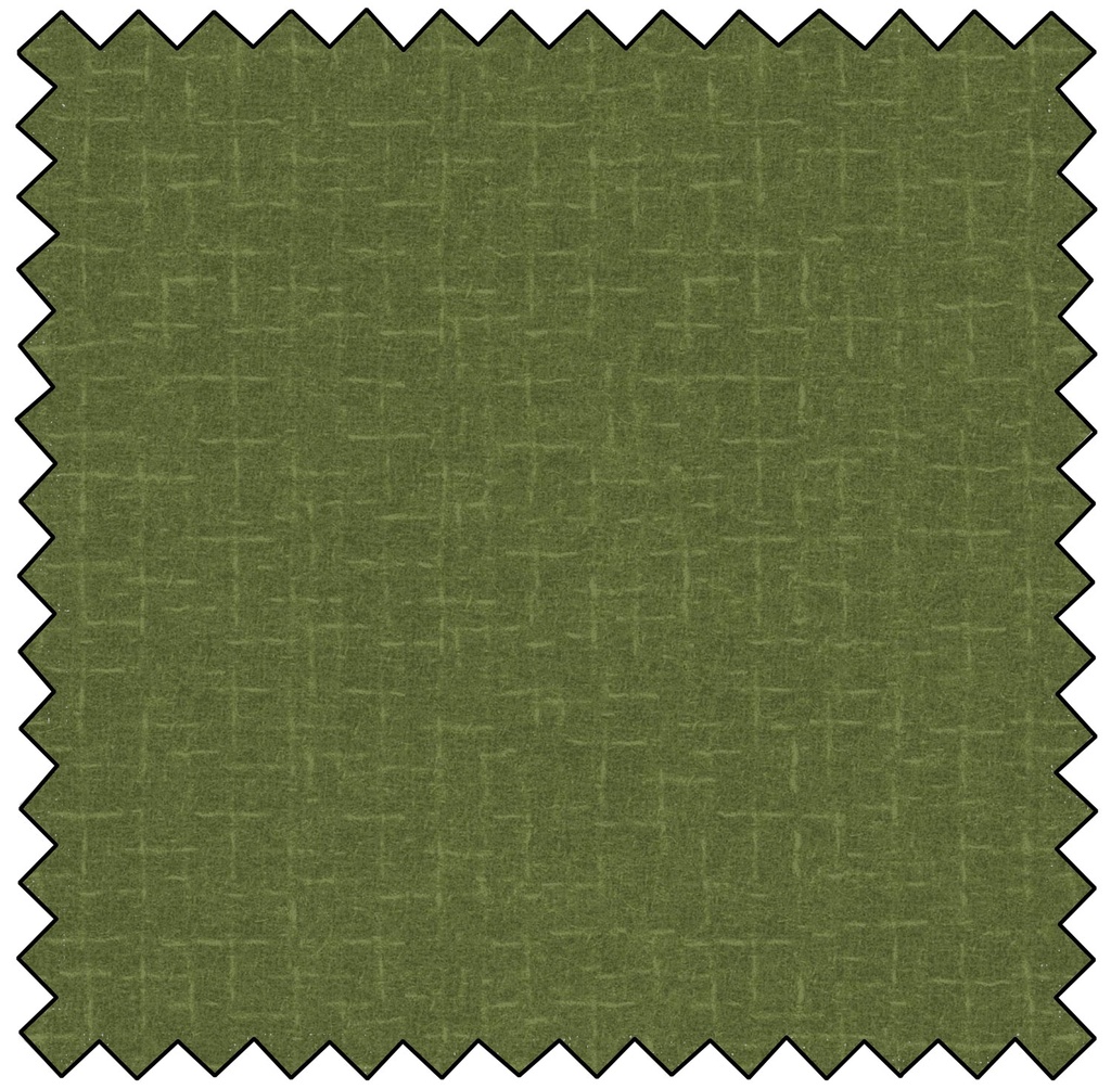 Woolies Flannel Crosshatch - GREEN