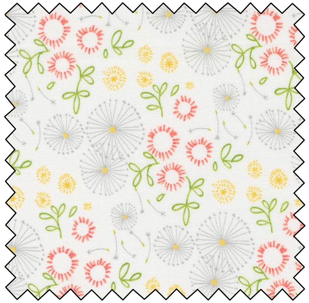 Dandi Duo - Small Focal Print - CREAM