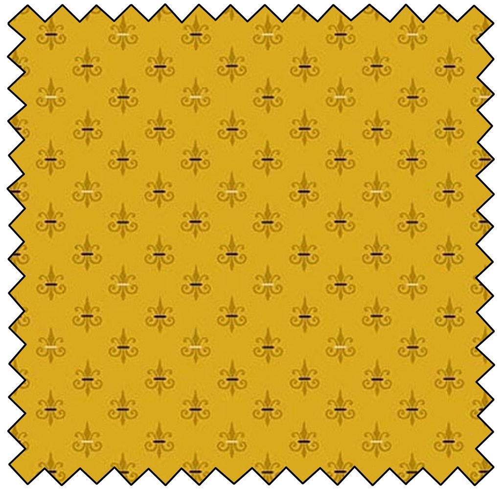 Autumn Farmhouse - Fleur De Lis - CHEDDAR