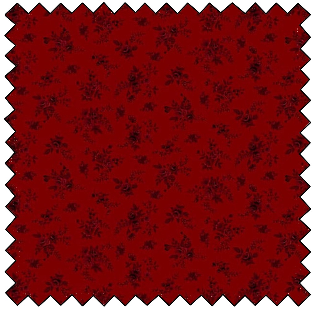 Autumn Farmhouse - Floral - RED