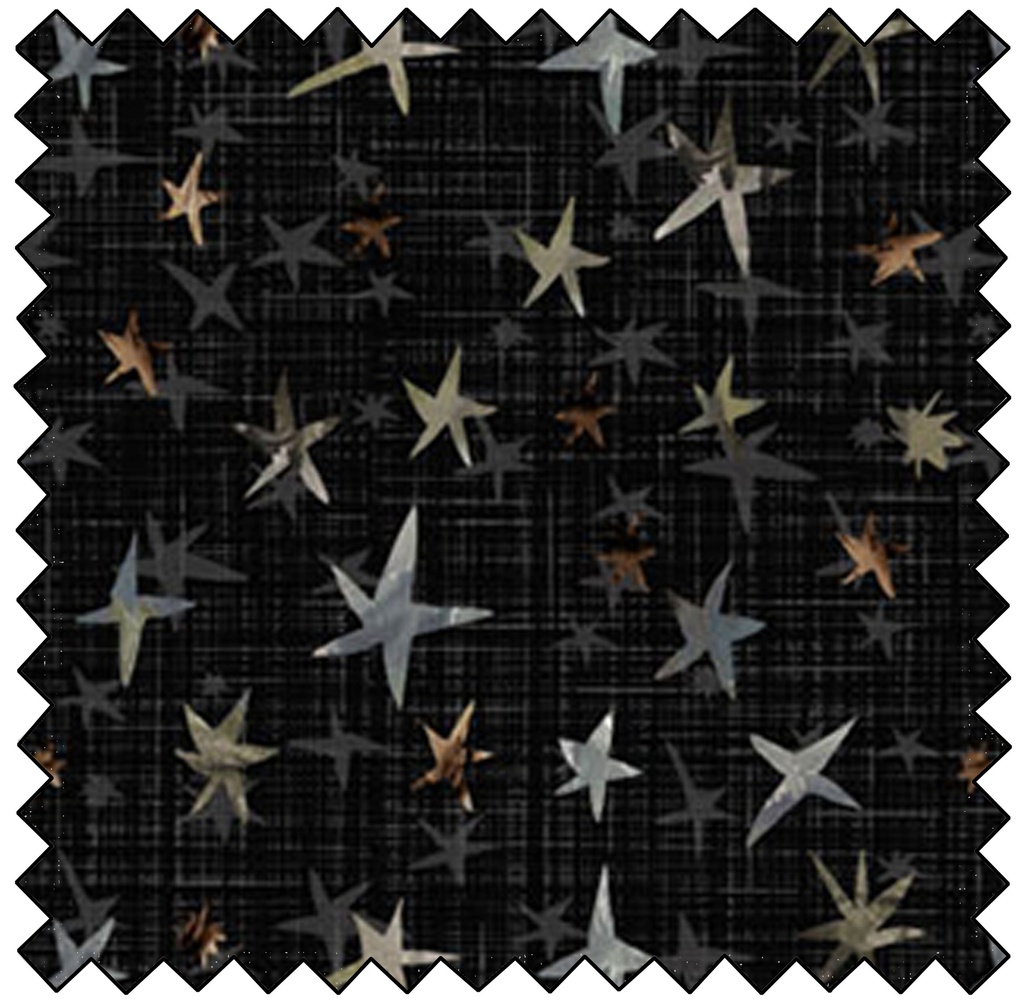 Winter Dreams - Stars - BLACK