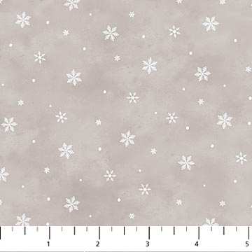 Snow Much Fun Flannel - Mini Snowflake - BEIGE