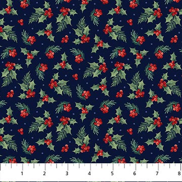 Farmstead Friends - Holly - NAVY MULTI