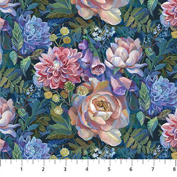 Elegance - Floral - NAVY MULTI