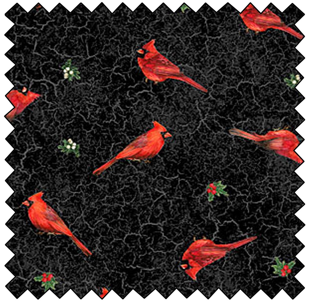 Alregis Acres - Scattered Cardinals - BLACK