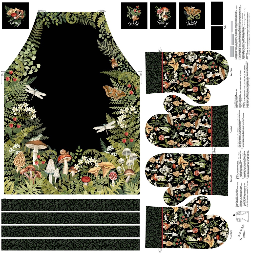 Wild Harvest - Apron Panel