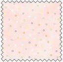 Little Chicks Flannel Multi Dots - PINK