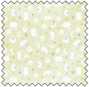 Little Chicks Flannel Lambies & Moon - GREEN