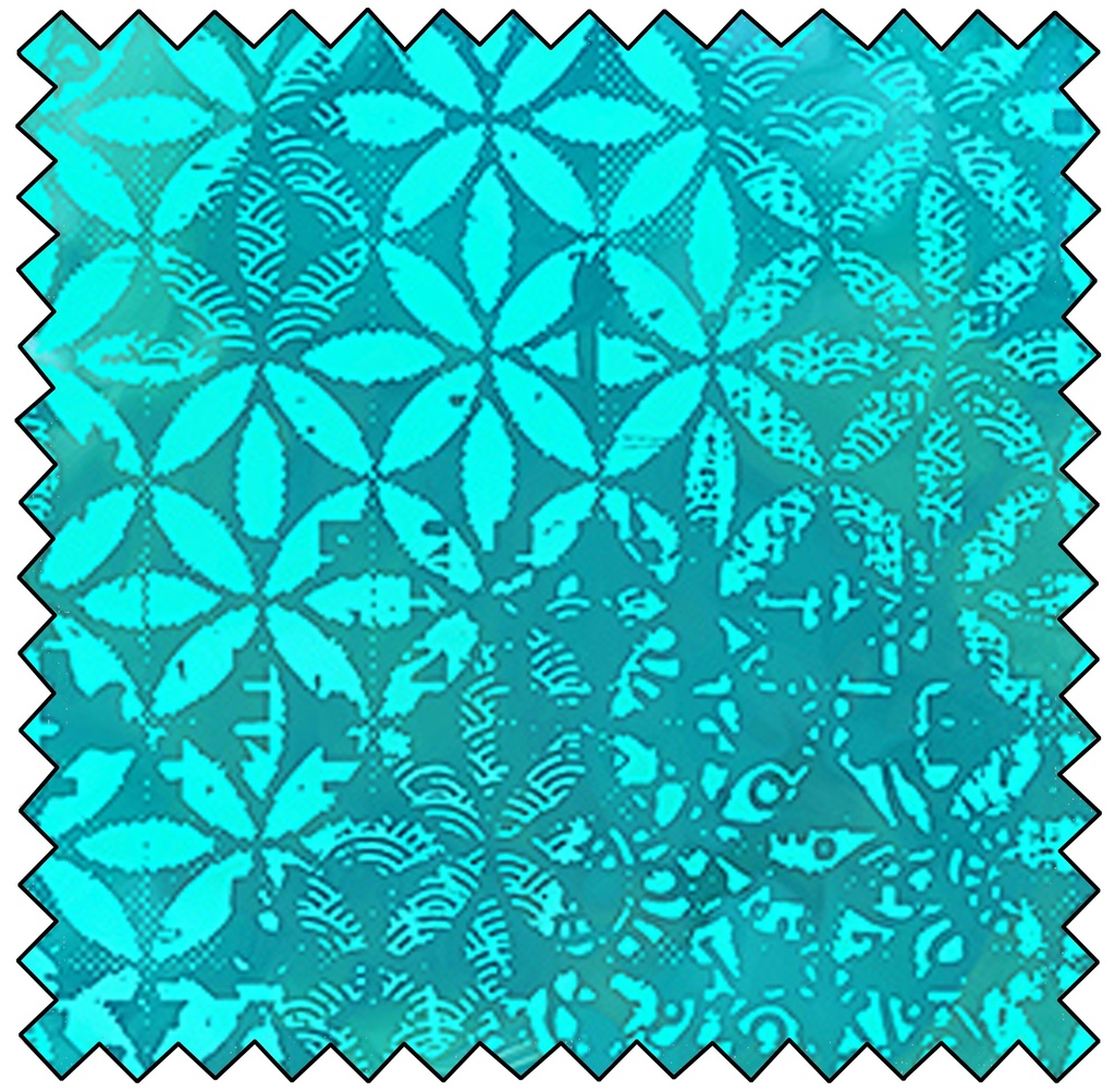 Boho Blooms - Petal Grid - TURQUOISE