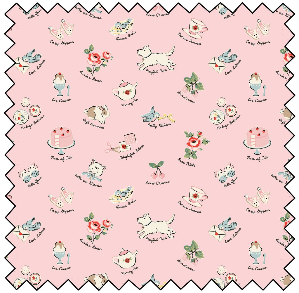 My Favorite Things Focal Print - PINK