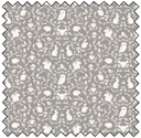 Woodland Adventures - Animal Damask - MID GRAY