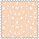 Woodland Adventures - Animal Damask - LIGHT RUST