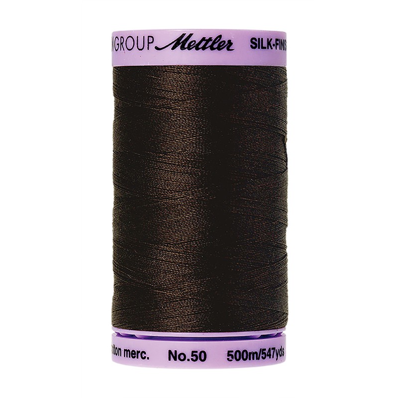 Silk Finish 50wt - 500M - DARK BROWN - #1002