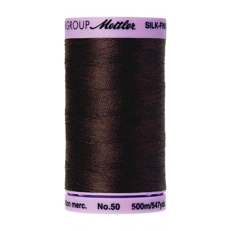 Silk Finish 50wt - 500M - BLACK PEPPERCORN - #1382