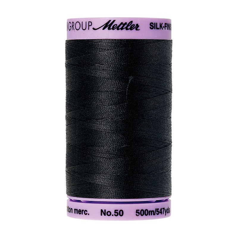 Silk Finish 50wt - 500M - BLACK - #4000