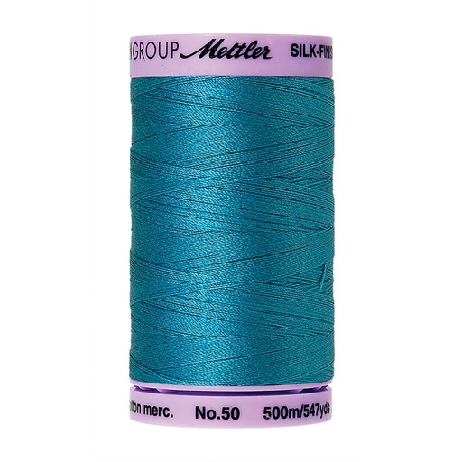 [MET9104-1394] Silk Finish 50wt - 500M - CARIBBEAN BLUE - #1394