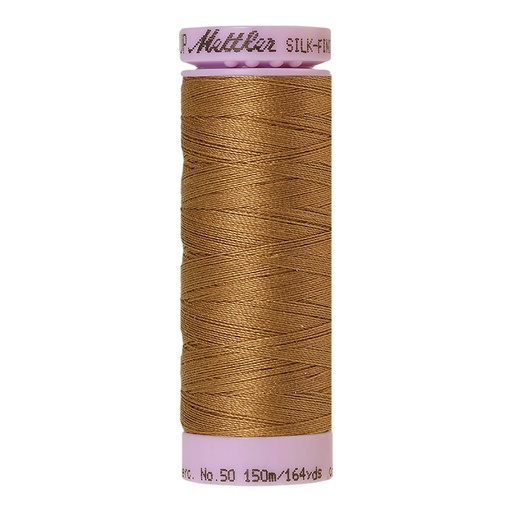 [MET9105-0287] Silk Finish 50wt - 150M - DARK TAN - #0287