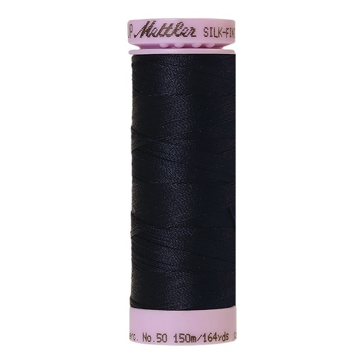 [MET9105-0827] Silk Finish 50wt - 150M - DARK BLUE - #0827