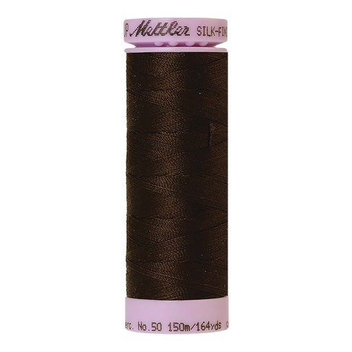 [MET9105-1002] Silk Finish 50wt - 150M - VERY DARK BROWN - #1002