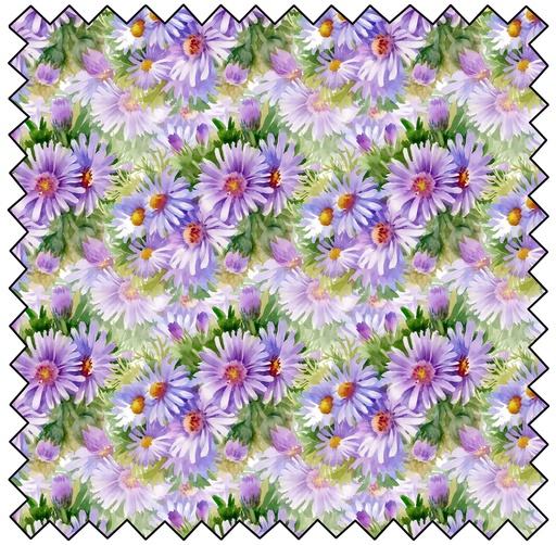 Decoupage - Dasies - LAVENDER