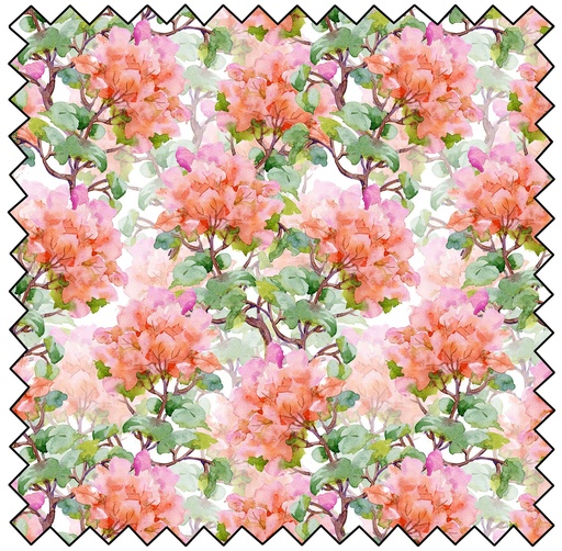 Decoupage - Rhododendron - SALMON