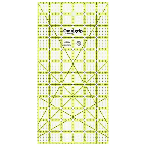 [OMRN12] Omnigrip NEON Rectangle Ruler - 6" x 12"