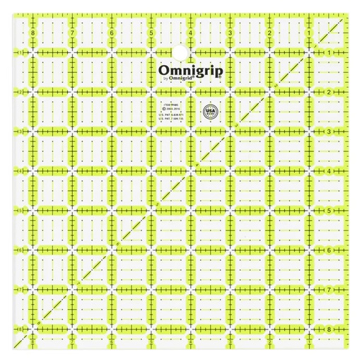 [OMRN85] Omnigrip NEON Square Ruler - 8.5"