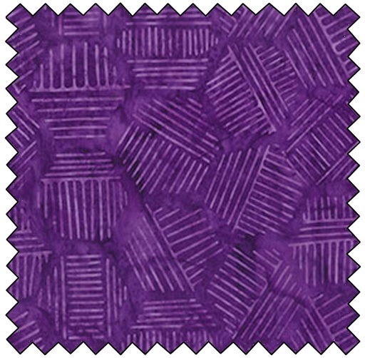 [B81700-88] Hexies Batik - HICKORY PLUM