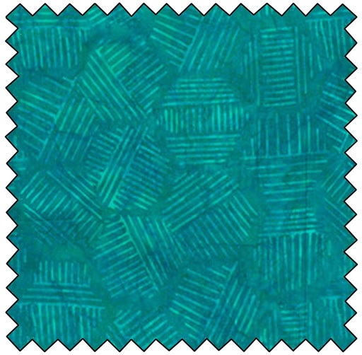 [B81700-62] Hexies Batik - TURQUOISE