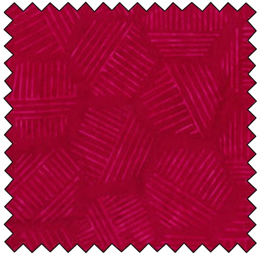 [B81700-23] Hexies Batik - RASPBERRY