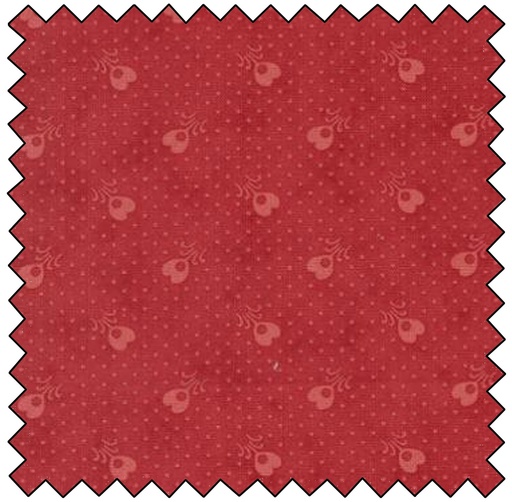 [M514976-17] Ridgewood - Calico Heart - RUBY