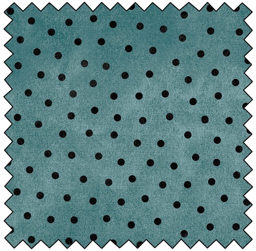 Woolies Flannel Polka Dots - TEAL