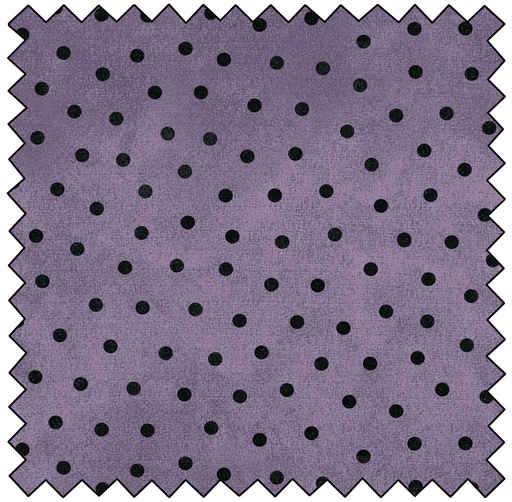 Woolies Flannel Polka Dots - PURPLE