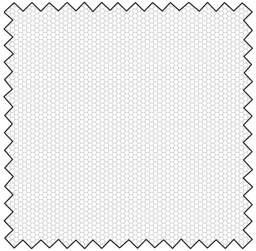 [N26677-10] Beecroft Honeycomb - WHITE