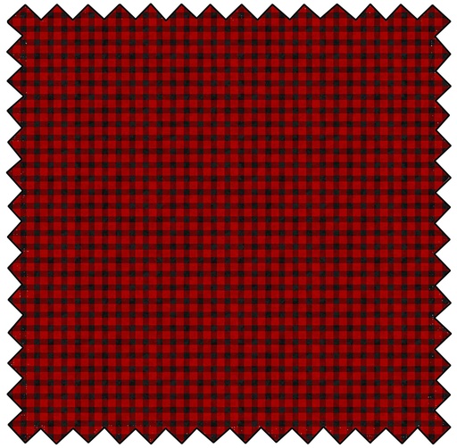 [N27065-24] Beary Merry Christmas - Buffalo Check - RED BLACK