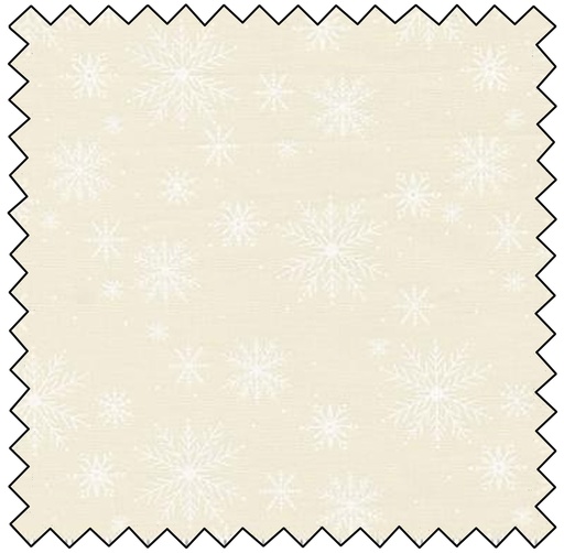 [M543164-21] Once Upon A Christmas - Snowfall Snowflakes - SNOW WHITE