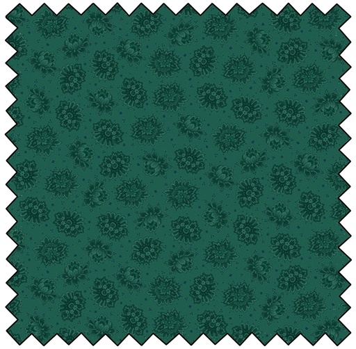 [HEG966-7] Autumn Farmhouse - Tossed Blooms - TEAL