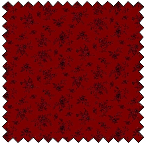 [HEG967-88] Autumn Farmhouse - Floral - RED