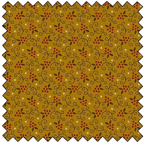 [HEG977-404] Autumn Farmhouse - Starry Vine - GOLD