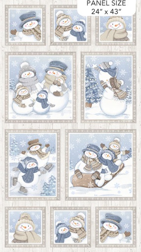 [NF26985-42] Snow Much Fun Flannel - Panel