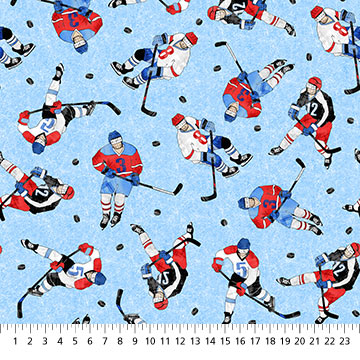 [N27241-44] Winter Sports - Hockey - BLUE MULTI