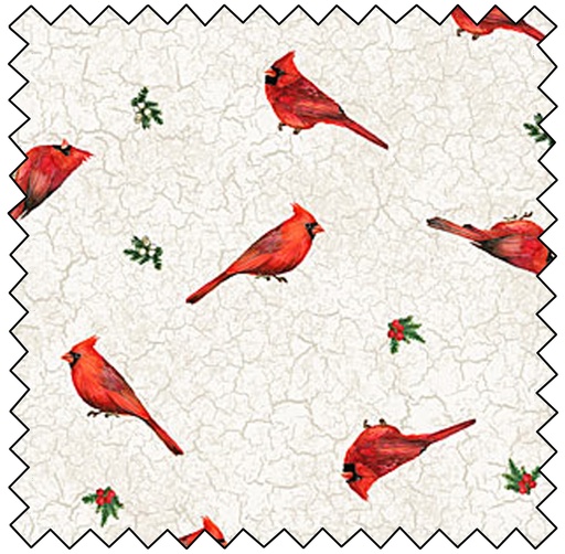 [N22837-24] Alregis Acres - Scattered Cardinals - FRENCH VANILLA