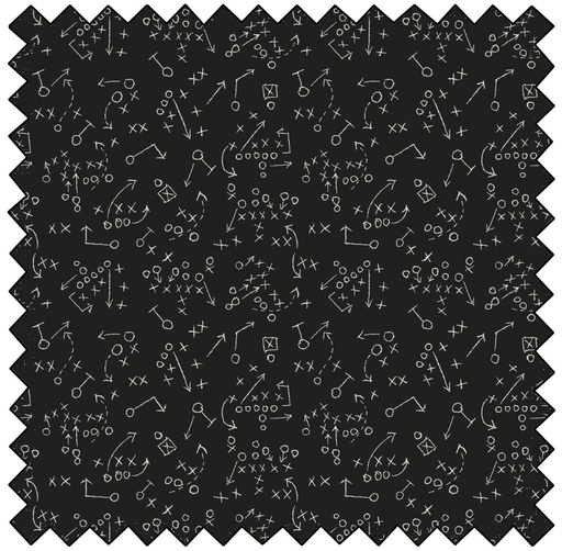 [CF49230702-03] Fall is for Football - Playboard - BLACK