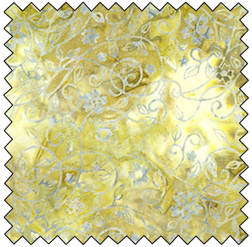 [B83264-512] Gatsby - Floral Vine - LEMON TWIST