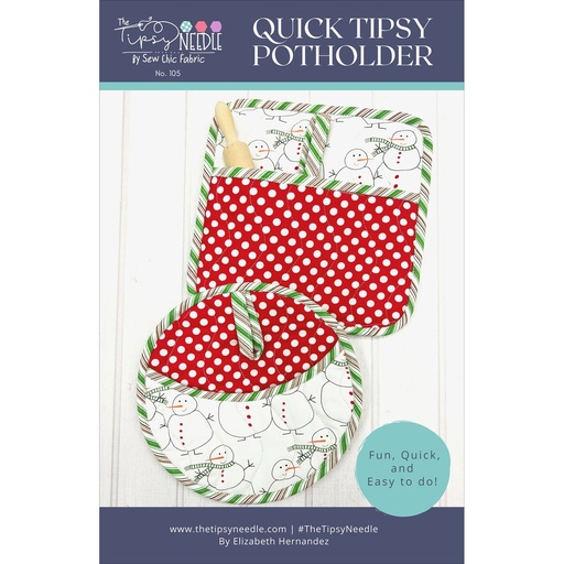 [TIPTTN105] Quick Tipsy Potholder Pattern