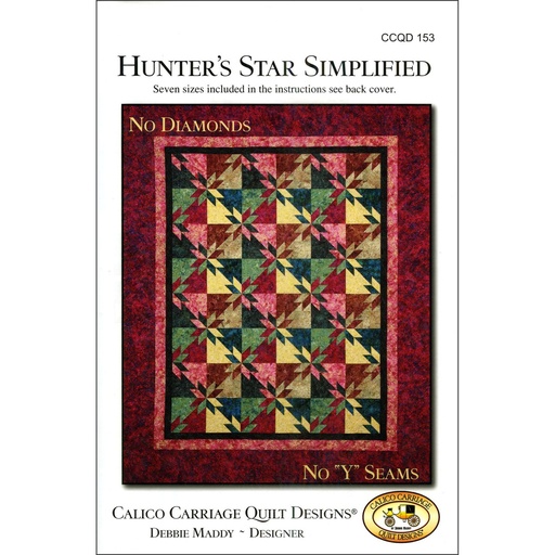 [CCQD153] Hunter's Star Simplified Pattern