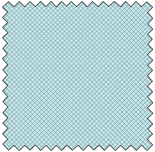 Night Owl Flannel Dots Quilty - AQUA